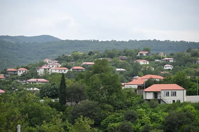 İlham Əliyev Xocavənd rayonunun Quzeyxırman kəndində olub - FOTO
