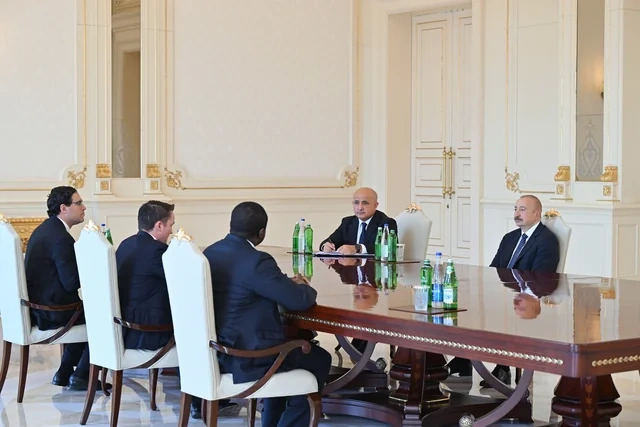 Prezident dünyanın aparıcı investisiya şirkətlərindən birinin baş icraçı direktorunu qəbul edib - FOTO