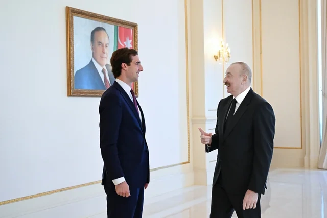 İlham Əliyev Kaleb Orrun başçılıq etdiyi nümayəndə heyətini qəbul edib - FOTO