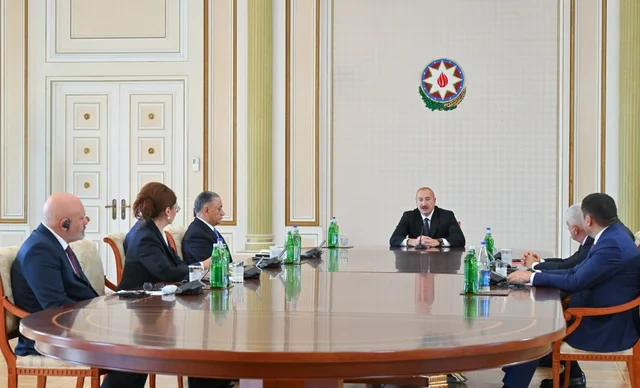 Prezident Ramil Usubovu və həmkarlarını qəbul edib - FOTO