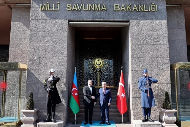 Yaşar Güler azərbaycanlı nazirlə görüşdü - FOTO