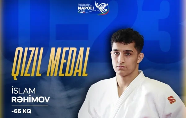 İslam Rəhimov ikinci dəfə ard-arda Avropa çempionu oldu