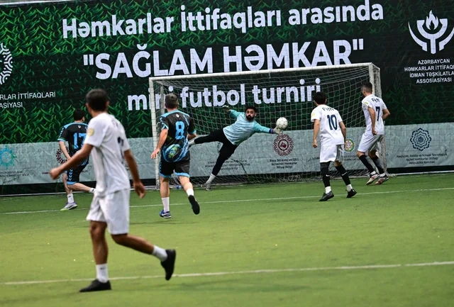Azərbaycan Həmkarlar İttifaqları Konfederasiyasının təşkilatçılığı ilə keçirilən minifutbol turniri başa çatıb