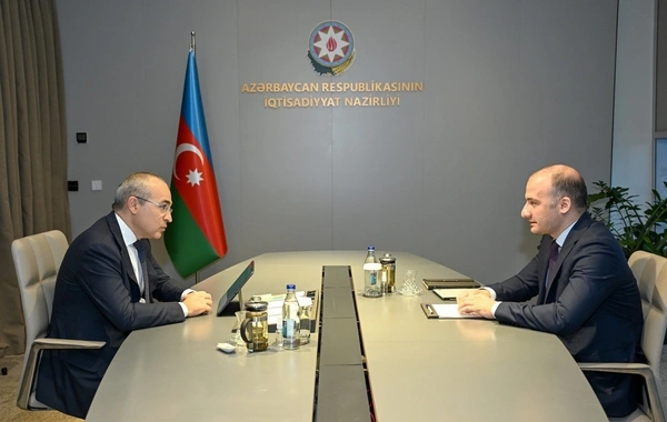 Mikayıl Cabbarov Dördüncü "Yüksəliş" müsabiqəsinin qalibləri ilə görüşüb