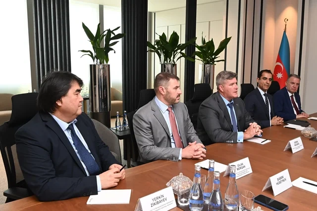 SOCAR-ın prezidenti "Chevron" şirkətinin Avrasiya biznes bölməsinin idarəedici direktoru ilə görüşüb