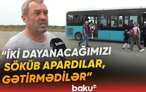 Suraxanı sakinləri dayanacaqsız qaldılar - VİDEO