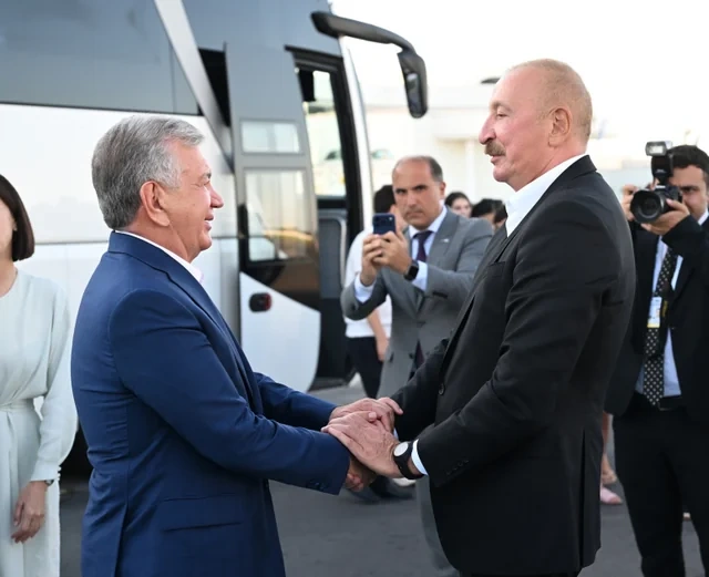 Prezident İlham Əliyevin Özbəkistana dövlət səfəri başa çatıb - FOTO