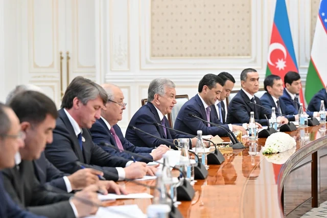 Azərbaycan və Özbəkistan Ali Dövlətlərarası Şuranın 3-cü iclası keçirilib - FOTO - VİDEO