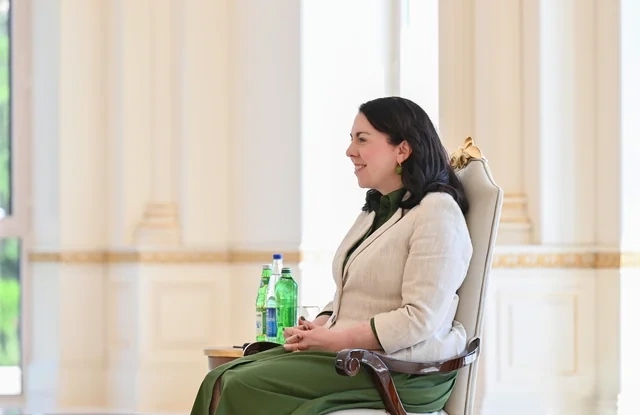 Prezident İrlandiyanın Azərbaycana yeni təyin olunmuş səfirini qəbul edib - FOTO