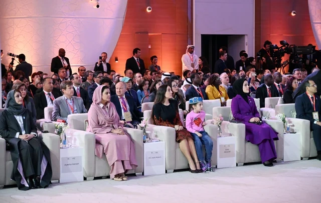 Leyla Əliyeva Səmərqənddə uşaqların rifahına dair Ümumdünya Sammitində iştirak edib - Foto