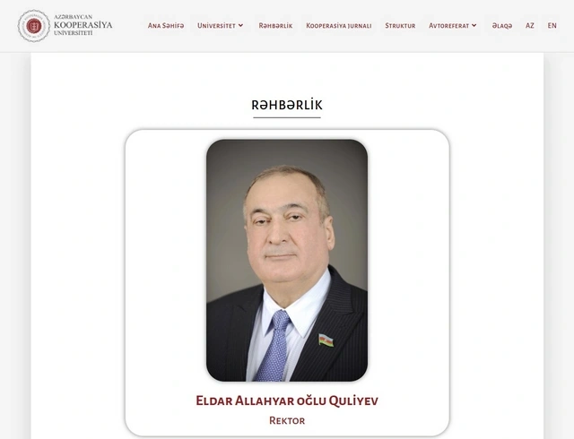 Konstitusiyaya zidd olan ikili vəzifə: Deputat Eldar Quliyevin rektorluğu niyə davam edir?