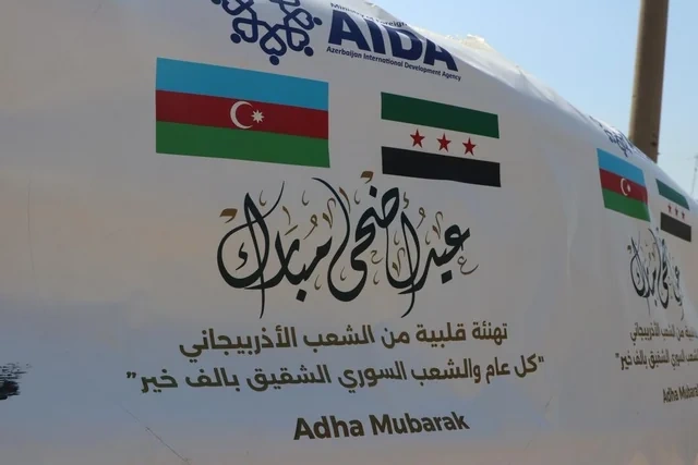 Azərbaycan Suriyada 1000 ailəyə humanitar yardım göstərib - FOTO