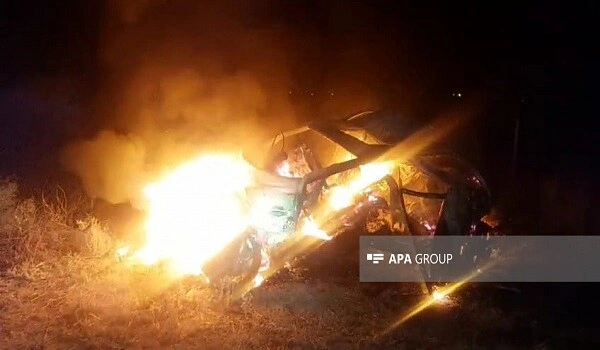 Zaqatalada ağır qəza: sürücü yanaraq öldü