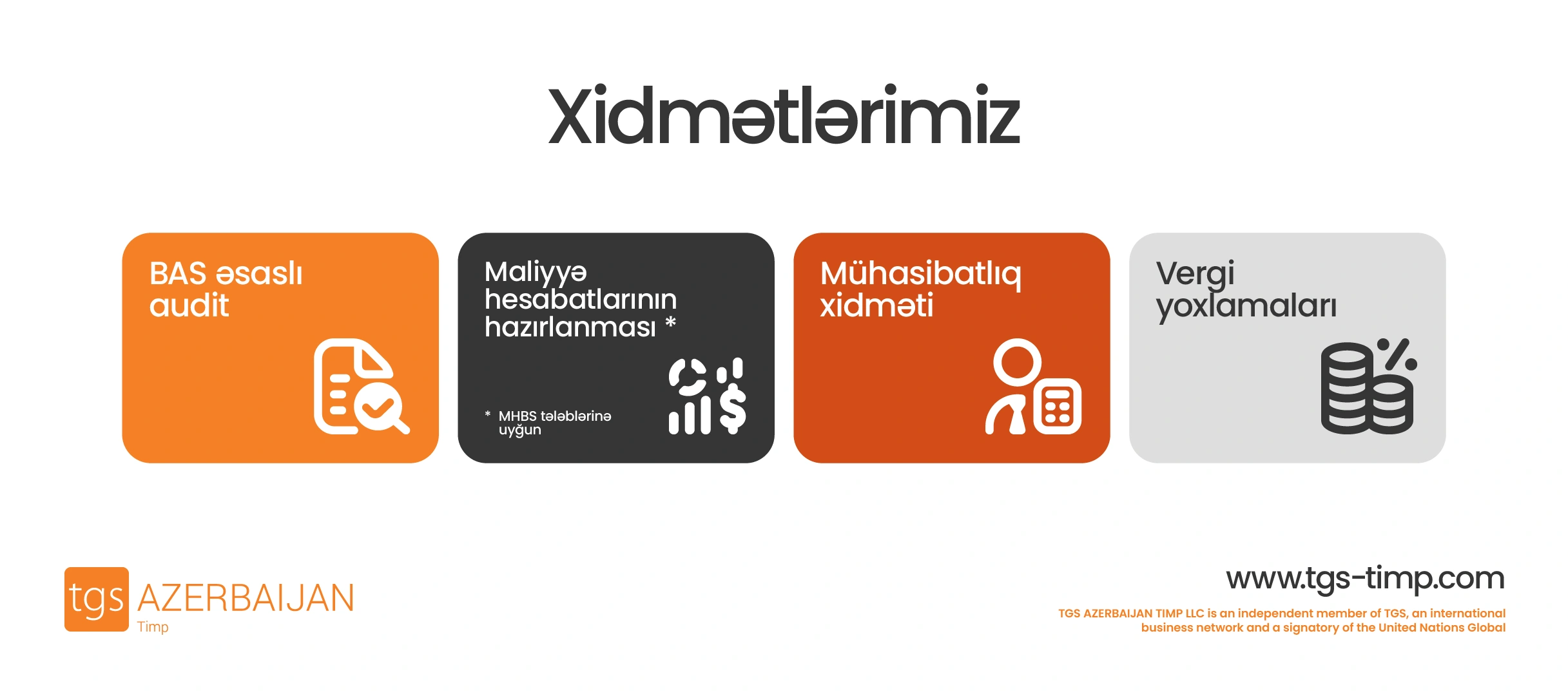 Beynəlxalq standartlara uyğun audit və maliyyə xidmətləri Azərbaycanda