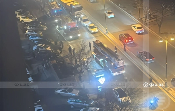 Bakıda çoxmərtəbəli binada YANĞIN