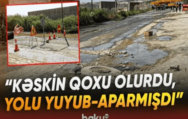 Sürücülərin narazılığına səbəb olan yolda təmir işləri başladı - VİDEO