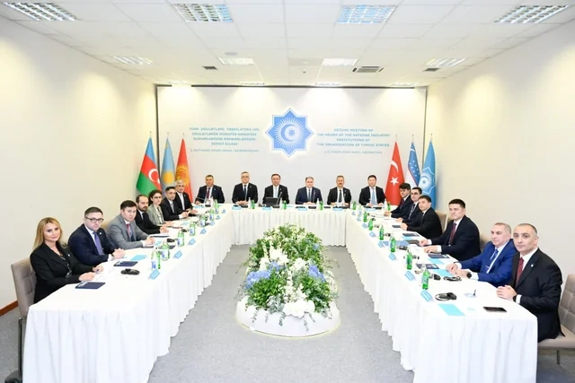 Türk Dövlətləri Təşkilatına üzv dövlətlərin müdafiə sənayesi qurumlarının rəhbərlərinin ikinci iclası keçirilib - Foto