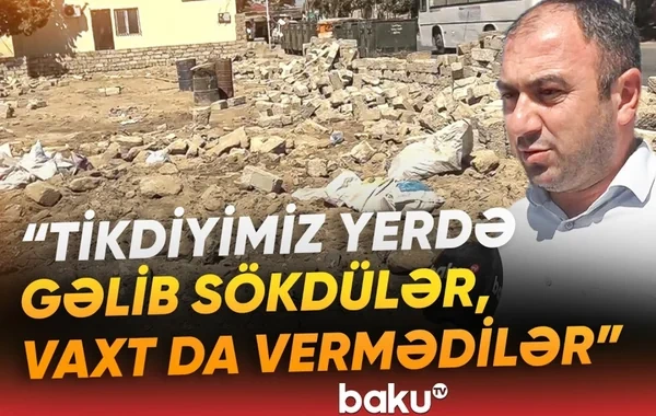 Hövsanda xeyir-şər evi qalmaqalı: Tikili niyə sökülüb? - VİDEO