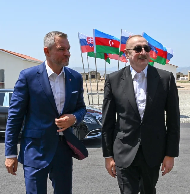 Azərbaycan və Slovakiya prezidentləri Ağdamın Baş Qərvənd kəndində görülən işlərlə tanış olublar - FOTO - VİDEO