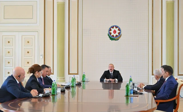 Prezident Ramil Usubovu və həmkarlarını qəbul edib - FOTO