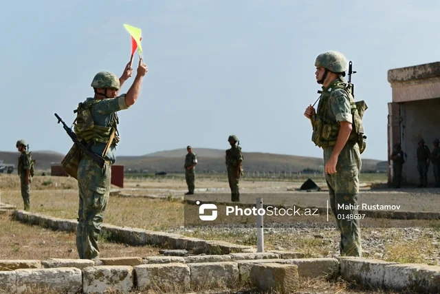 Atəş bacarığı, taktiki fəaliyyət: Hərbçilərimizin hazırlıq prosesindən FOTOREPORTAJ