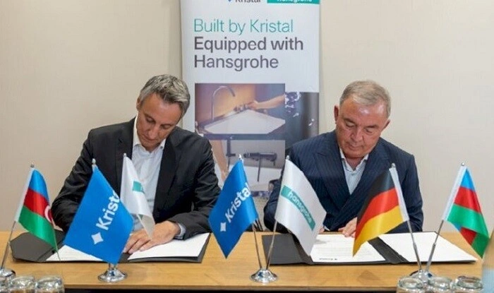 "Kristal" və "Hansgrohe" arasında memorandum imzalandı