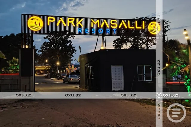 Masallıda restoran rəhbərliyi ağacların kökündən çıxarılmasına görə CƏRİMƏLƏNDİ - FOTO