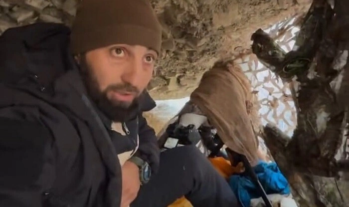 Azərbaycanda fotoqraf buna görə 3 gün mağarada qaldı - Video