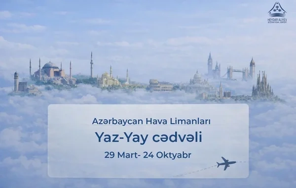 Bakı aeroportu yaz-yay uçuş cədvəlinə keçir