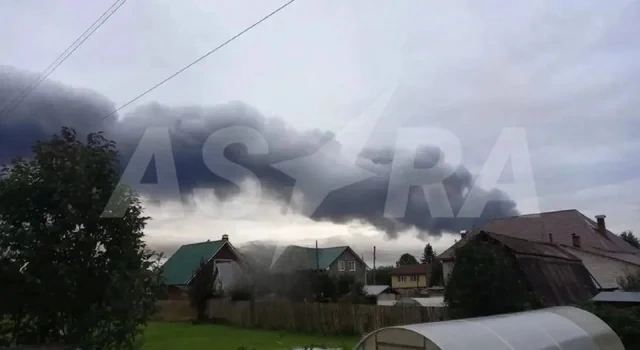 Rusiyanın əsas obyektlərindən birində yanğın: Raket mühərrikləri istehsal edən zavod yanır - FOTO