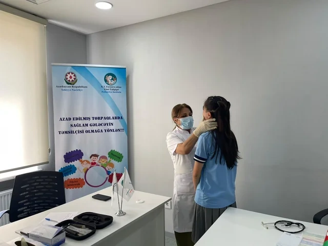 "Böyük Qayıdış" çərçivəsində Laçında uşaqlar üçün tibbi müayinələr keçirib - FOTO
