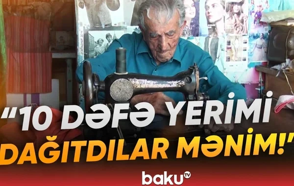 95 yaşlı dərzinin başına gələnlər - VİDEO