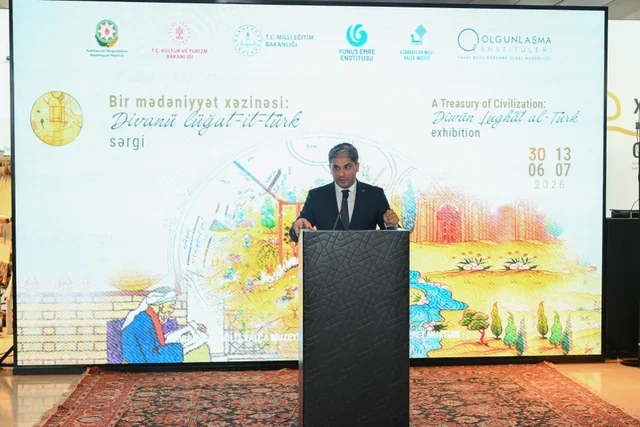 Azərbaycan Milli Xalça Muzeyində "Bir mədəniyyət xəzinəsi: Divanü lüğat-it-türk" sərgisi açılıb
