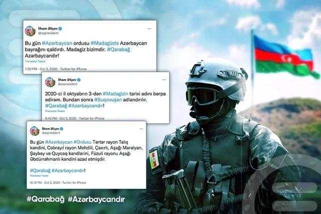 Vətən müharibəsinin yeddinci günü - Suqovuşan və başqa bir neçə kəndimiz işğaldan azad edilir
