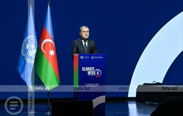 Ceyhun Bayramov: "İqlim dəyişikliyinin təsirləri milli iqtisadiyyatlar üzərində təzyiqi artırır"