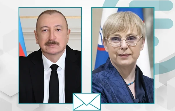 Prezident sloveniyalı həmkarını təbrik edib