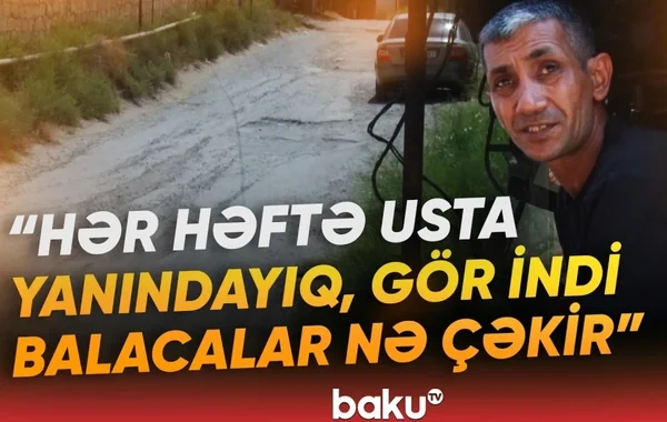"Qurd dərəsi" sakinləri narazıdırlar: "Kimə deyirik, hamısı bizi yola verir" - VİDEO