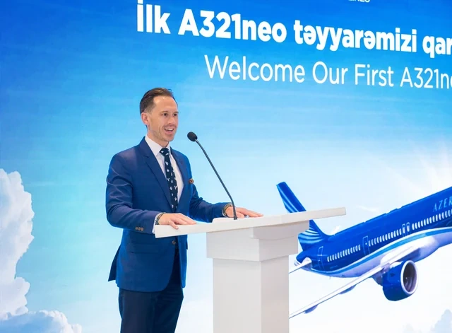 AZAL təyyarə parkına ilk yeni nəsil "Airbus A321neo"nu əlavə edib​ - FOTO
