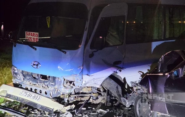 Naxçıvanda avtobusla minik avtomobili toqquşdu: Xəsarət alanlar var