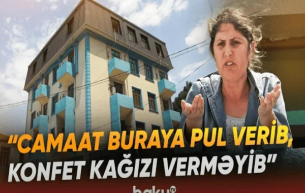 Ev alan vətəndaşlar çıxılmaz vəziyyətdə: "Üç ildir buradayıq, indi gəlib çıxarırlar" - VİDEO