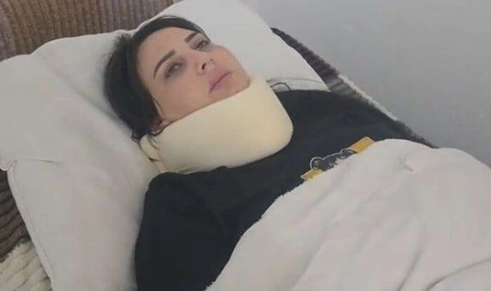 Müğənni sevgilisi tərəfindən döyüldü - Video