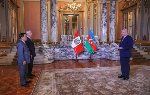 Peru prezidenti Azərbaycan səfirinin etimadnaməsini qəbul edib