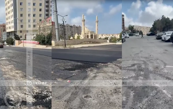 Yeni Günəşlidə yolun təmiri niyə yarımçıq qalıb? - FOTO/VİDEO
