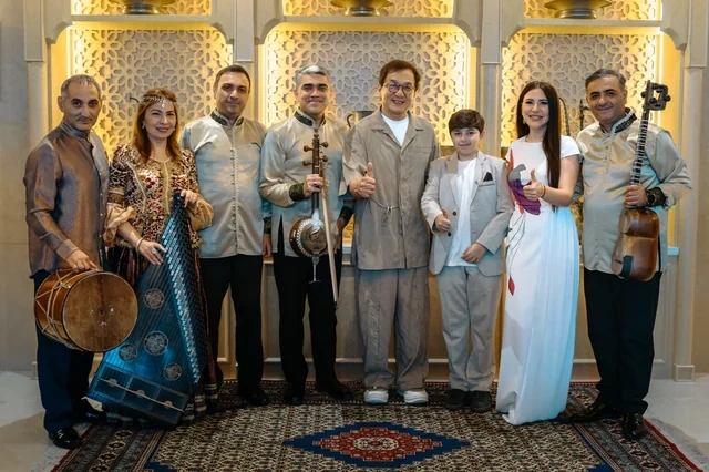 Ceki Çanın Azərbaycandakı film çəkilişləri başa çatdı - FOTO