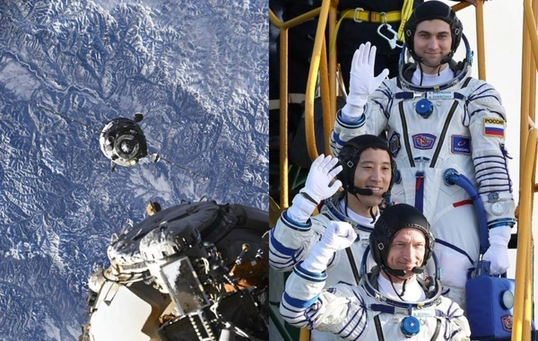 Üç kosmonavtın olduğu Rusiyanın "Soyuz MS-27" kosmik gəmisi Qazaxıstana eniş edib
