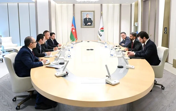 SOCAR-ın prezidenti BYD-nin xarici əlaqələr və yeni biznesin inkişafı üzrə rəhbəri ilə görüşüb - FOTO