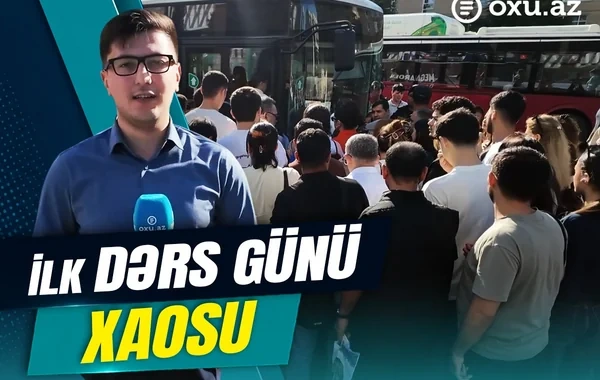 İkisini ötürüb, üçüncüdə güclə özlərinə yer edənlər: Bakıda nəqliyyat xaosu - VİDEOREPORTAJ