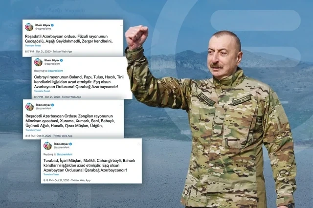 Vətən müharibəsinin 25-ci günü: 21 kənd və bir qəsəbə işğaldan azad edilir - Foto