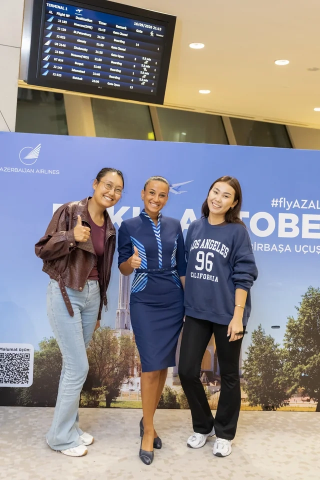AZAL Aktöbəyə ilk birbaşa uçuşunu həyata keçirib - FOTO