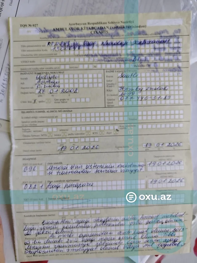 Qəzada ağır xəsarət alan gəncin əlillik müavinətinin dayandırılmasına AYDINLIQ GƏTİRİLİB - FOTO - VİDEO